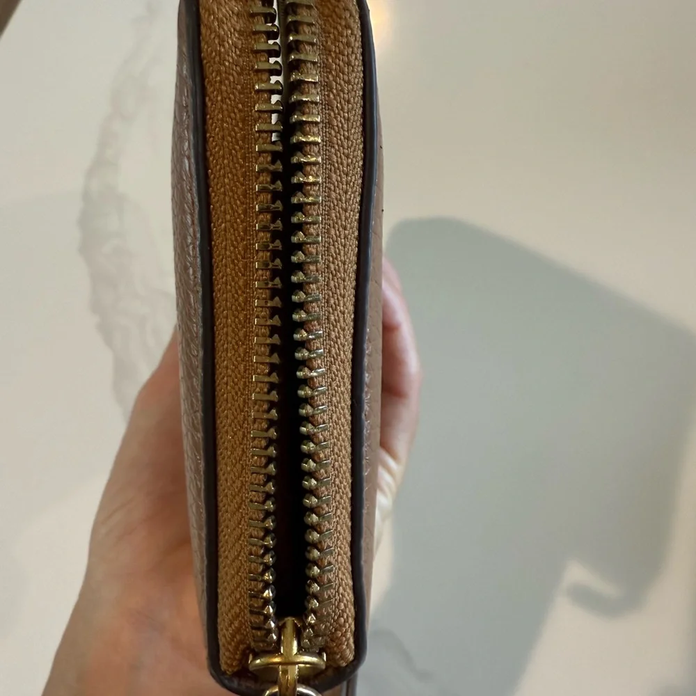 Tory Burch Brown Leather Wallet - Picture 5 of 8